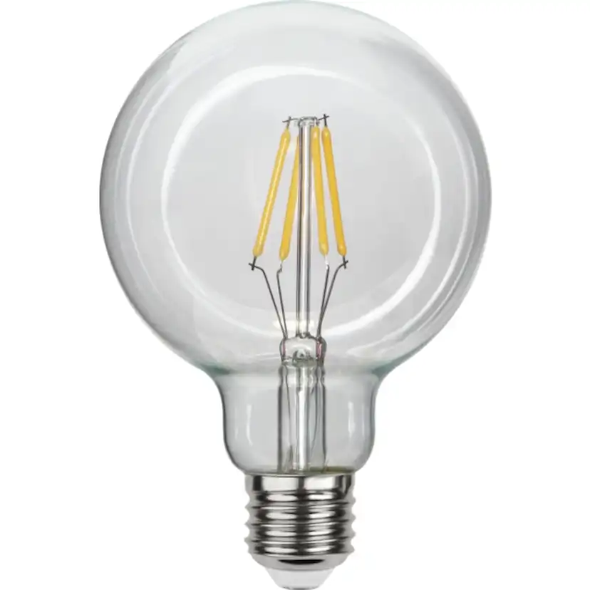 LED-lampa Star Trading Clear E27 G95