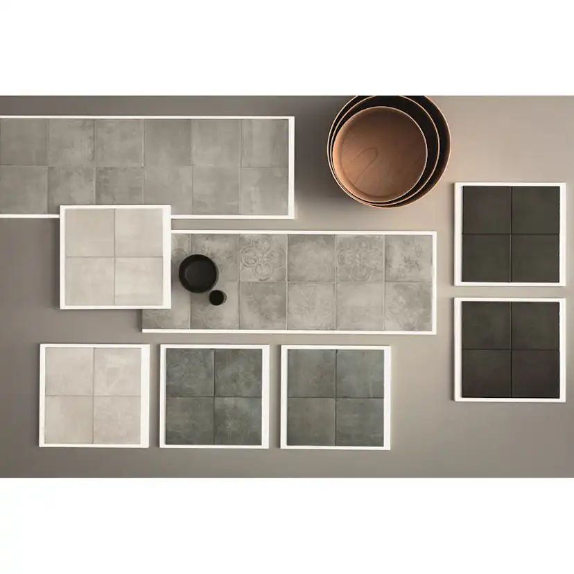 Klinker Konradssons Tsquare Noir Epoque Svart 20x20 cm
