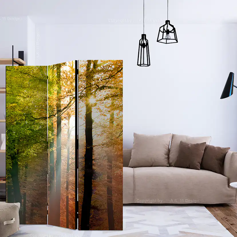 Rumsavdelare Skärmvägg Arkiio Forest Colours 135x172 cm