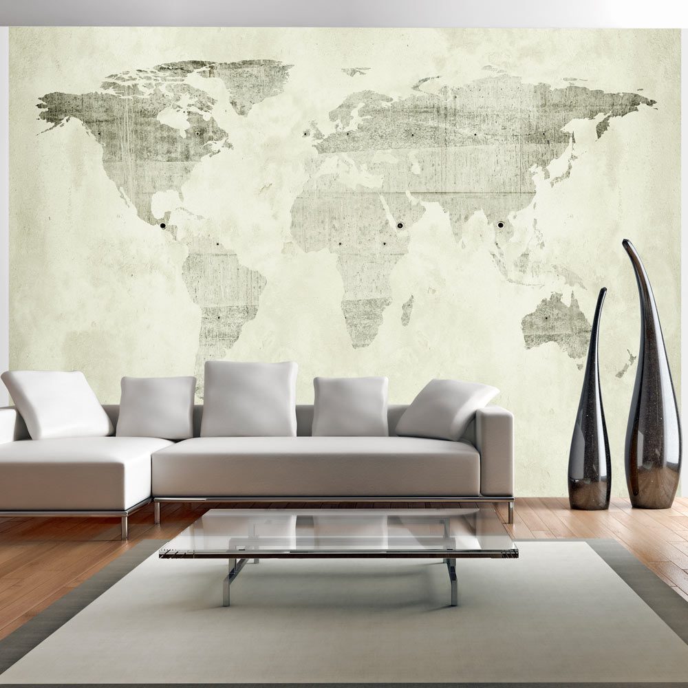 Fototapet Arkiio Självhäftande Green Continents