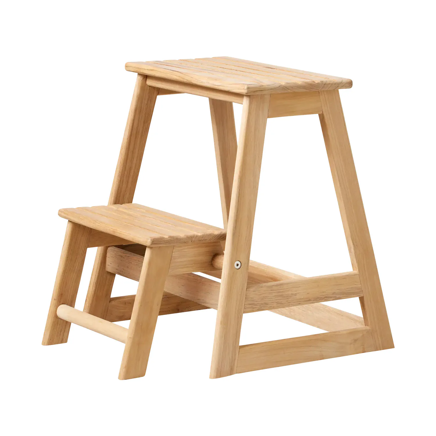 Skala trappstege 2-steg, teak Teak