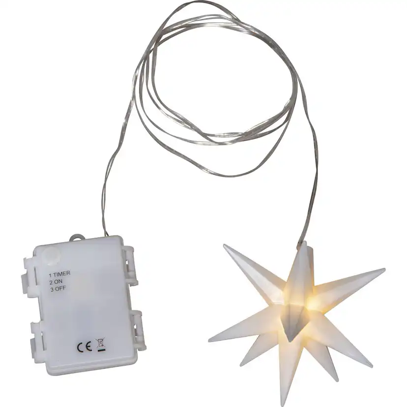 Mini Adventsstjärna Star Trading Alice Moravian Star Batteridriven