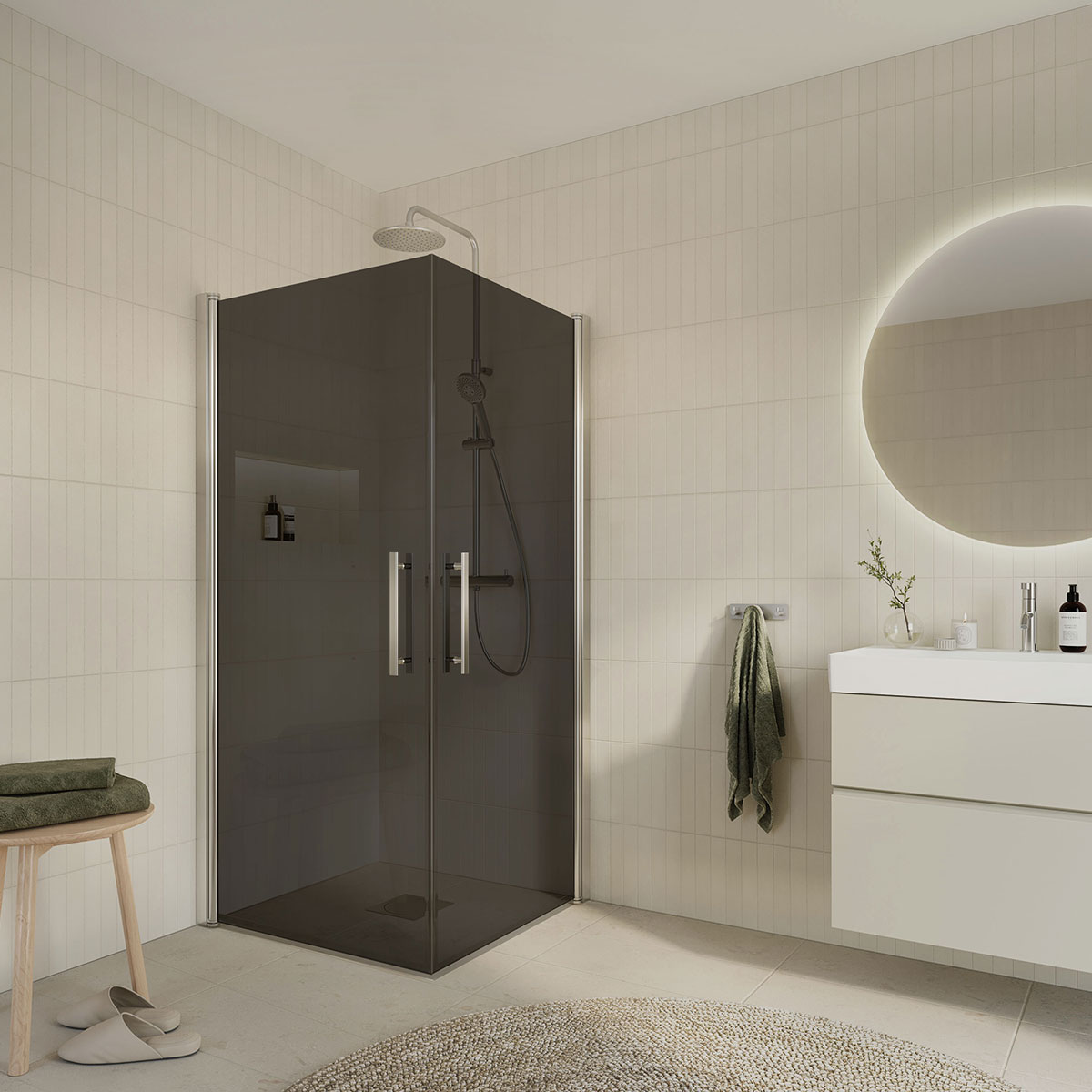 Duschhörn Arrow Corner Tonat Glas