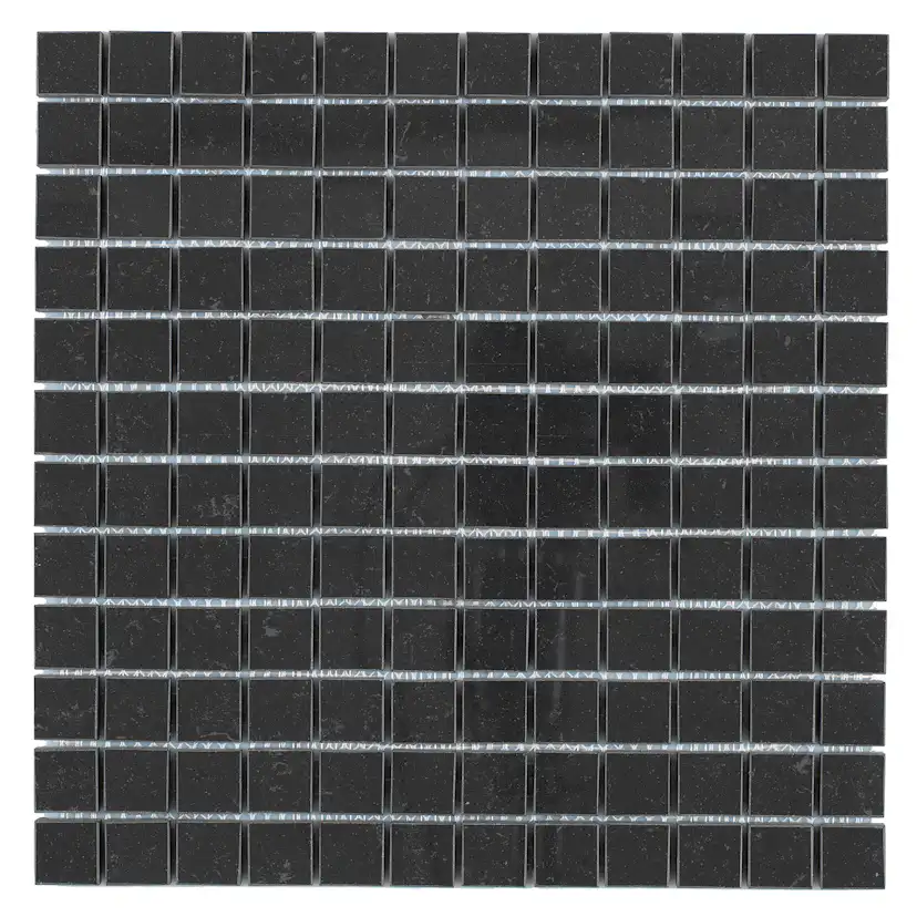 Klinker Arredo Fojs Collection Svart Mosaic Glossy 3x3 cm
