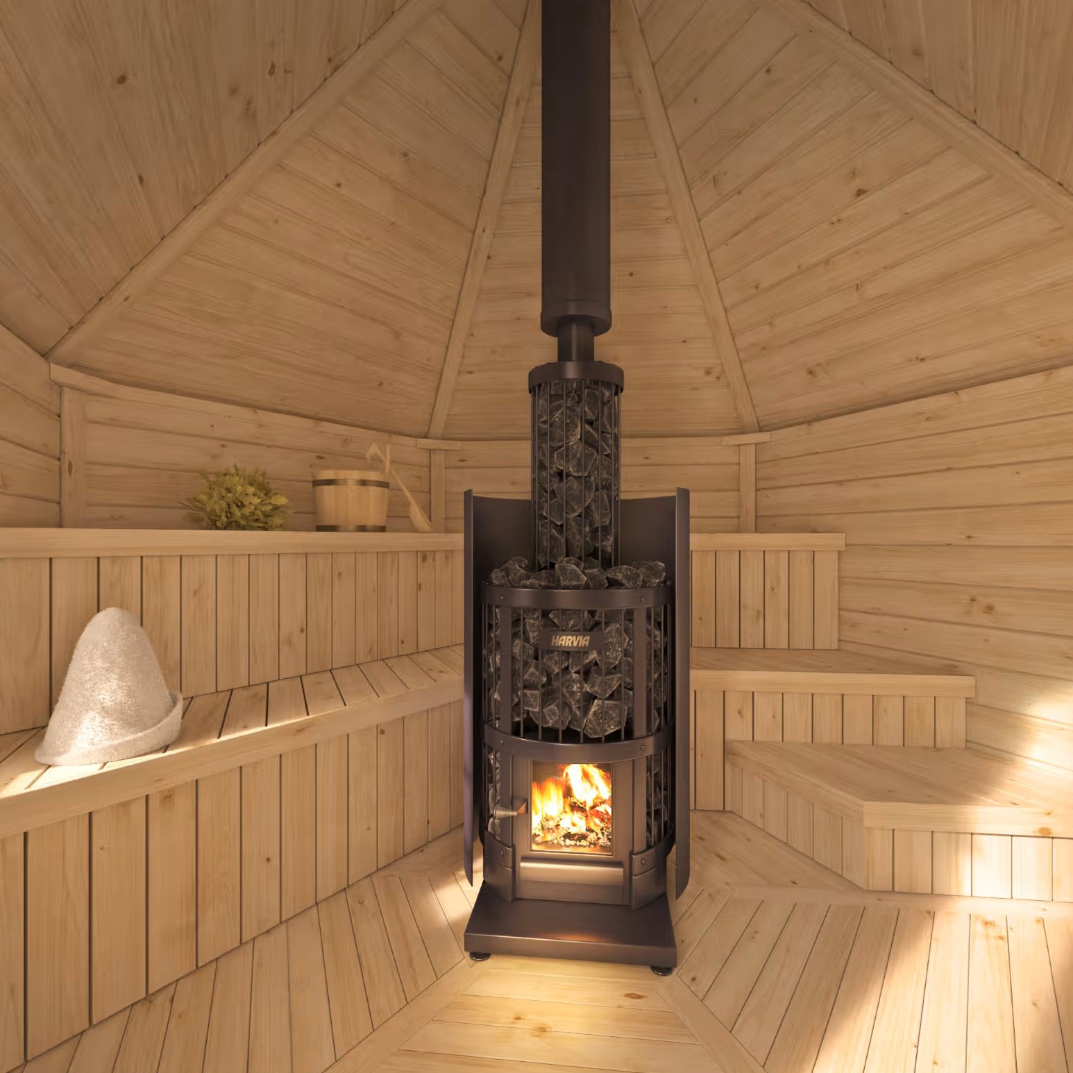 Bastukåta Nordkapp.NU TRADITIONELL 7m2
