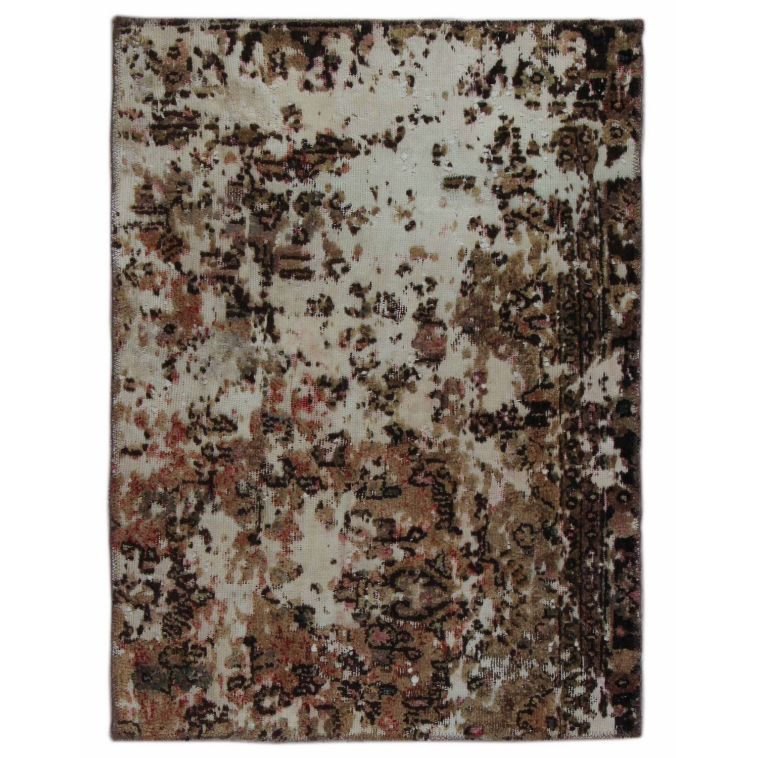 Persisk Matta Arkiio Creme/Brun Vintage 91x124