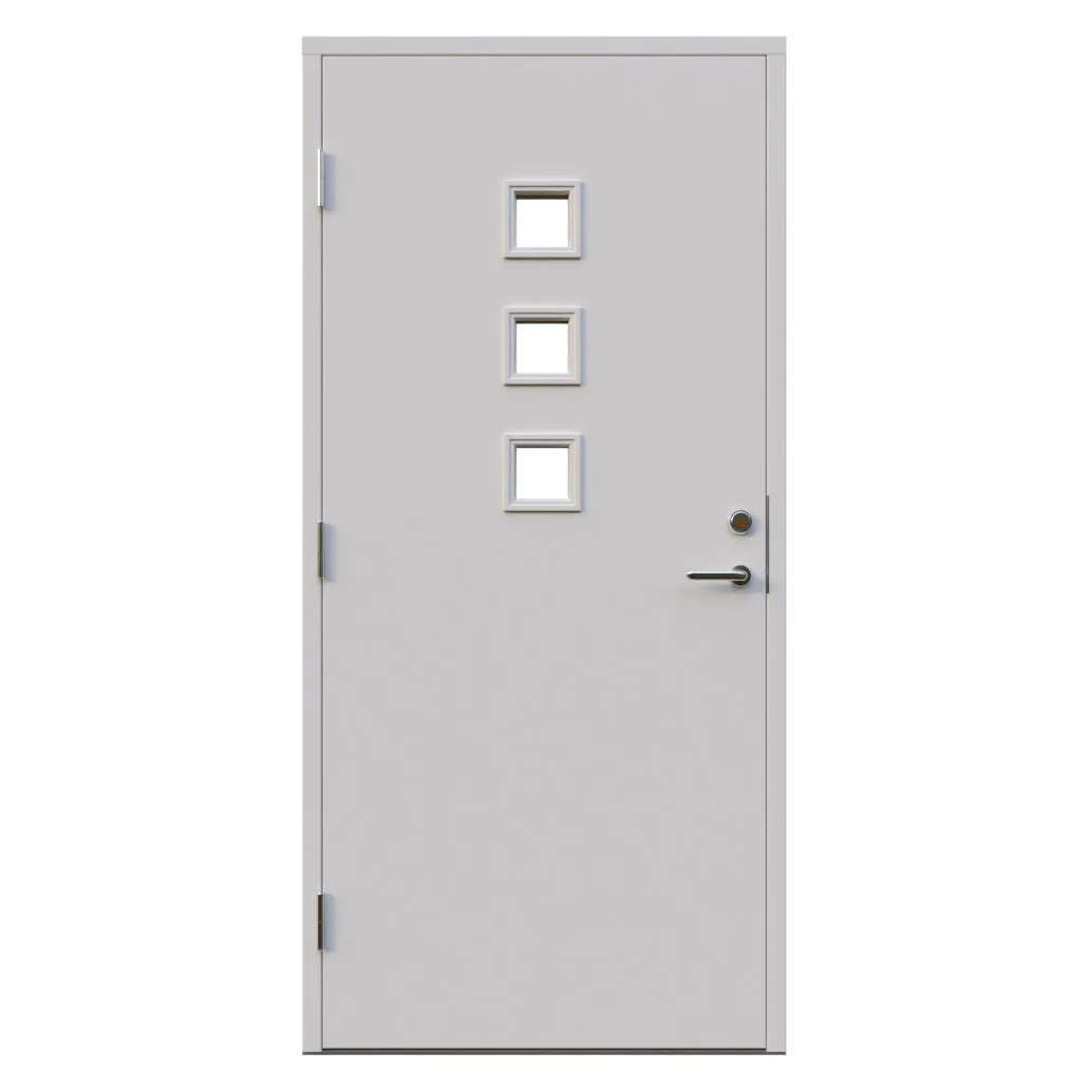 Boda 9x20 V NCS S-0502-Y BxH: 90x200 cm, S-0502-Y, Vit, Vänster