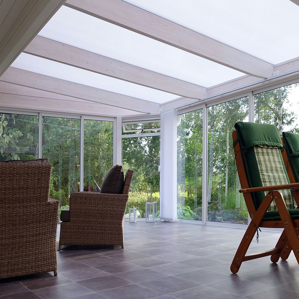 Kanalplast 10 mm Halle Isolux Klar Komplett Tak