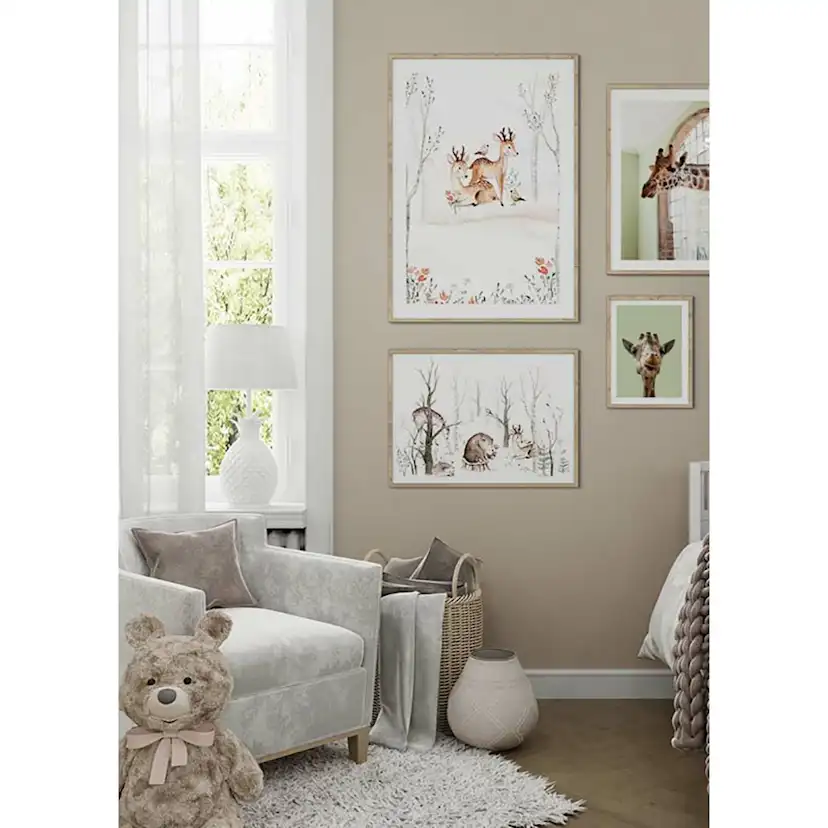 Poster Gallerix Woodland Animals