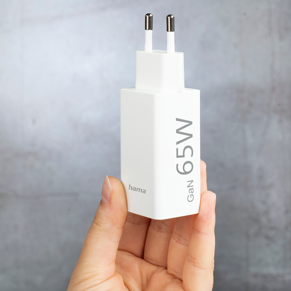 Laddare Hama USB-C Universal USB-C/A PD GaN 5-20V/65W