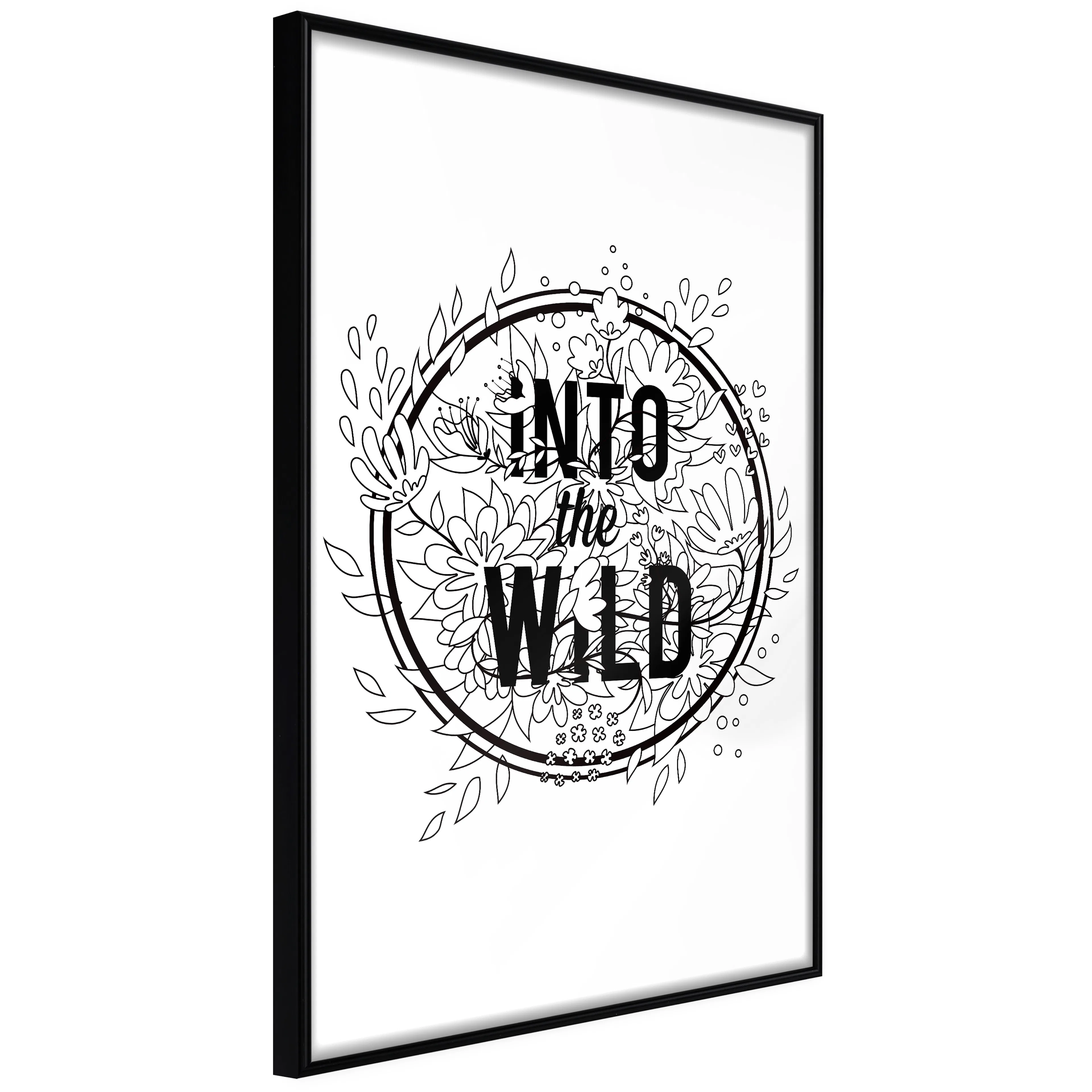 Affisch - Into The Wild [Poster] 20x30 Svart ram, 20x30 cm