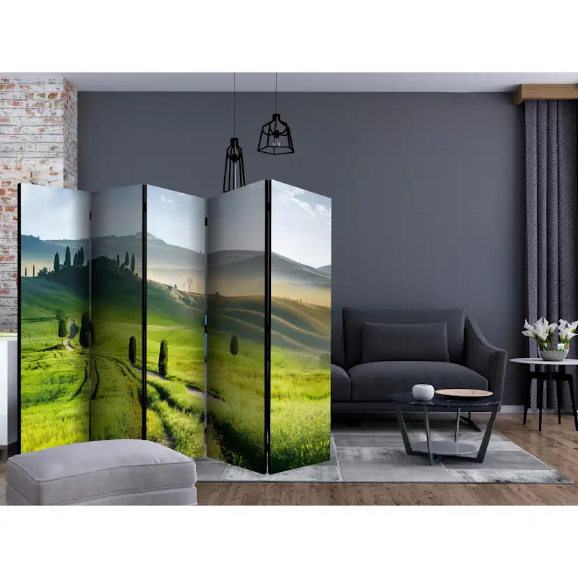 Rumsavdelare Skärmvägg Arkiio Morning in the Countryside II 225x172 cm