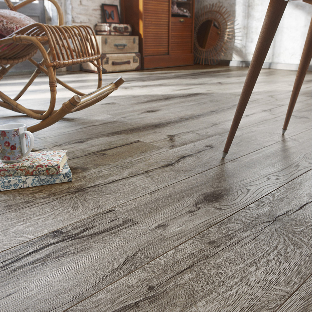 Laminatgolv Tarkett SoundLogic Heritage Grey Ek