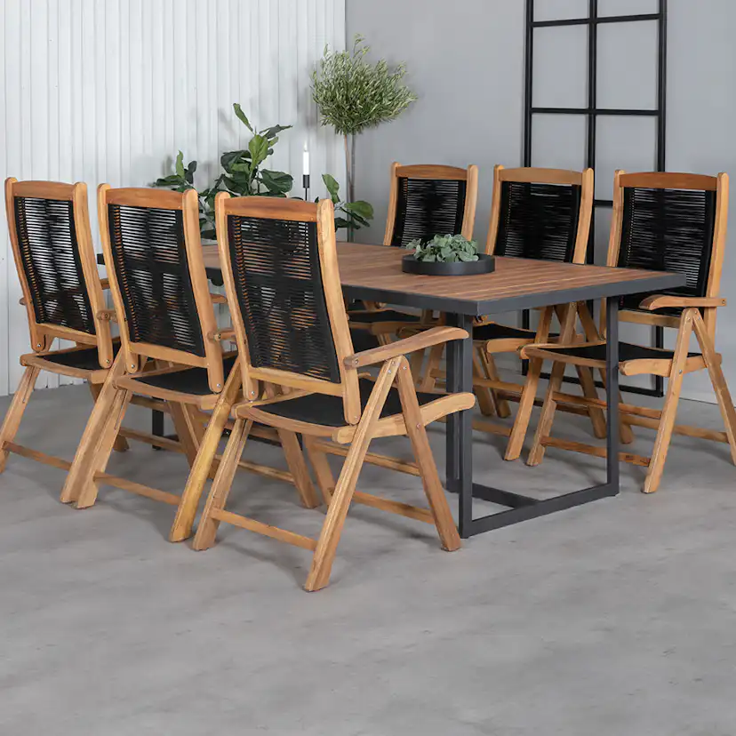 Matgrupp Venture Home King med 6 Peder Matstolar