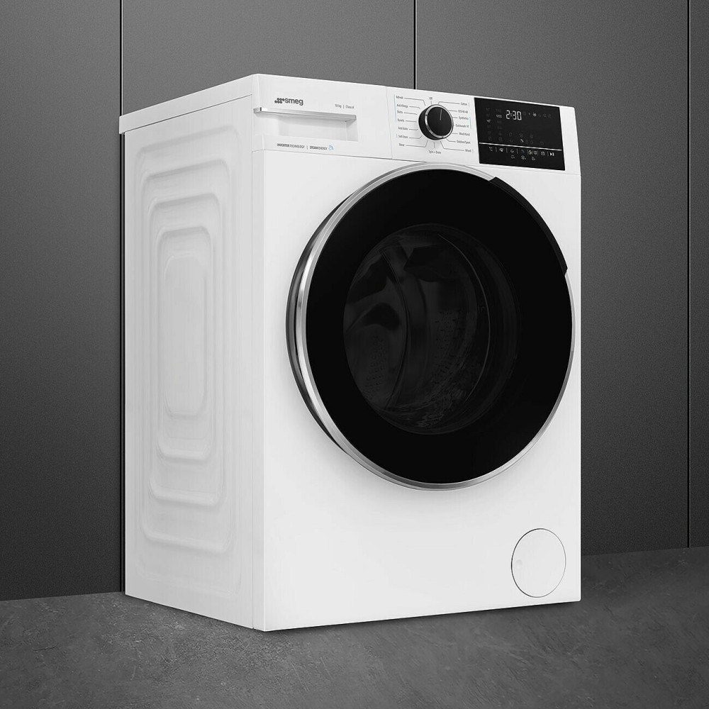 Frontmatad Tvättmaskin Smeg WNP04SEAIN med Ångfunktion och Invertermotor