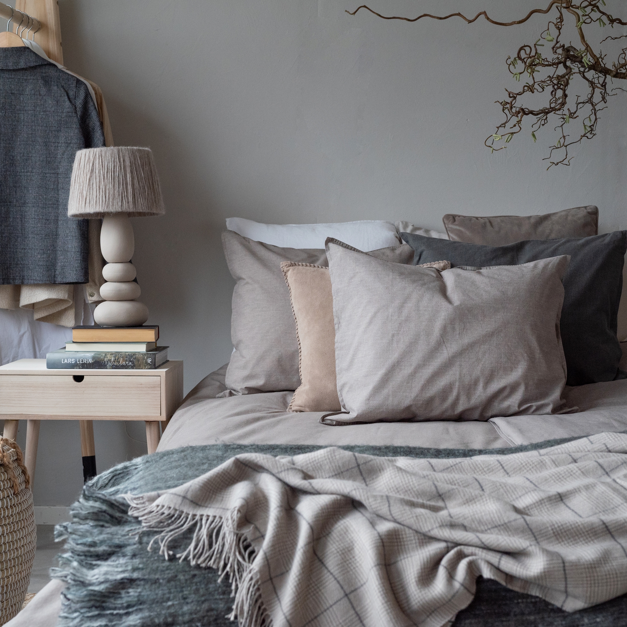 Påslakanset Borganäs of Sweden Washed Enkelsäng