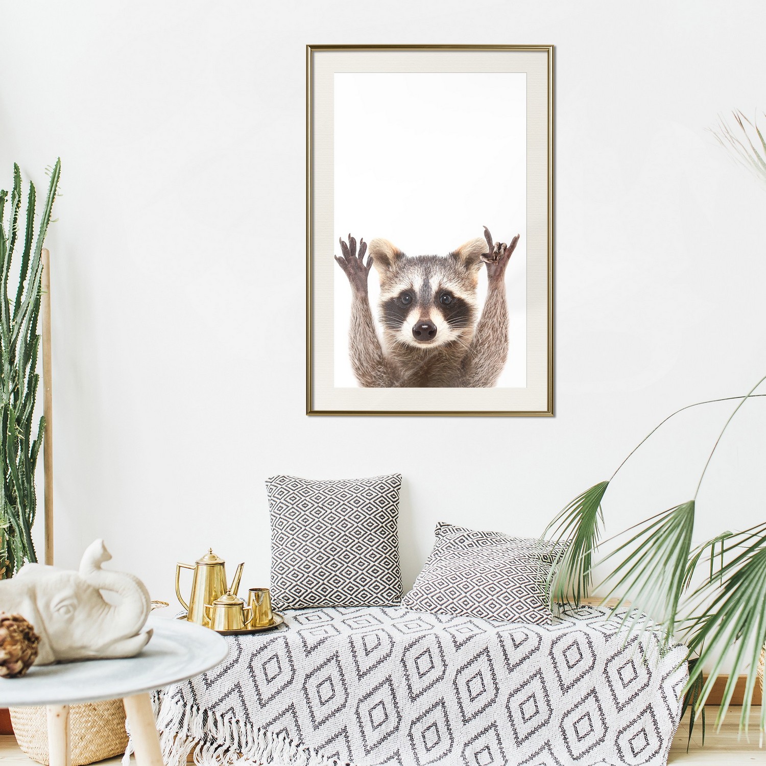 Poster Artgeist Affisch Raccoon