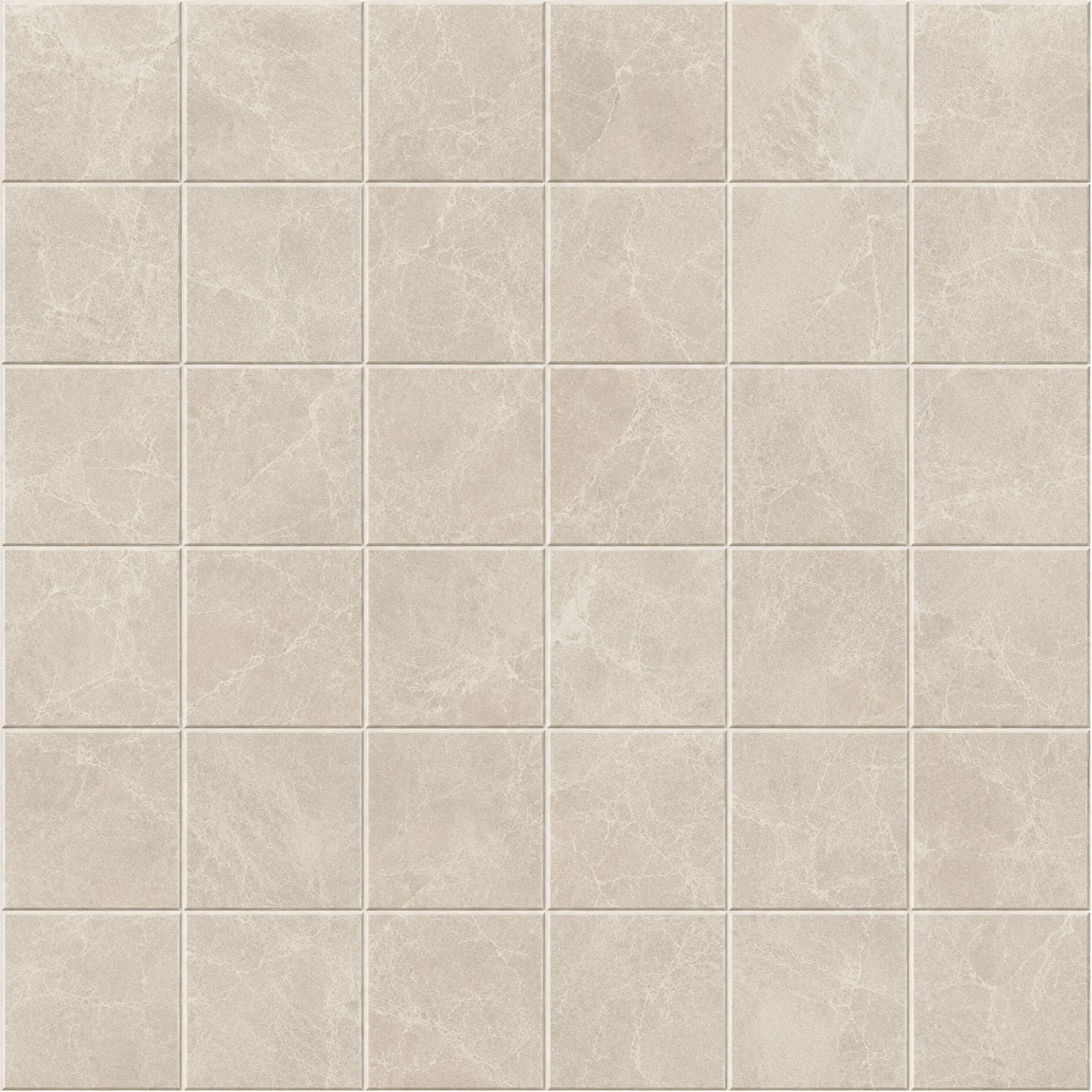 Mosaik Fioranese Marmorea2 OxFord Greige 5x5 cm Matt
