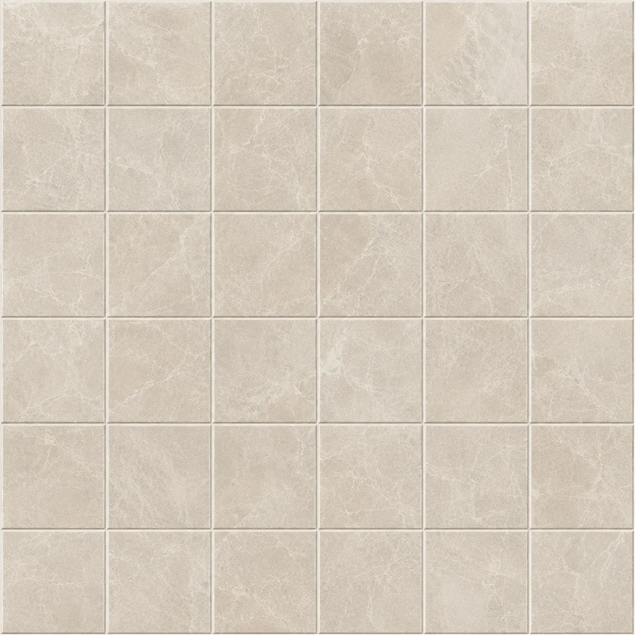 Mosaik Fioranese Marmorea2 OxFord Greige 5x5 cm Matt