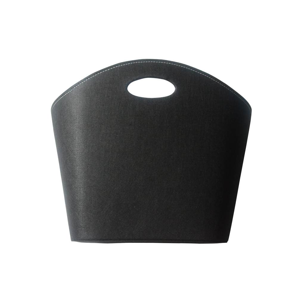 Vedkorg Kaminexperten Svart med Handtag