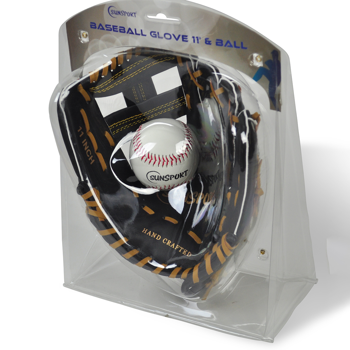 Baseboll Sunsport Handske och Boll