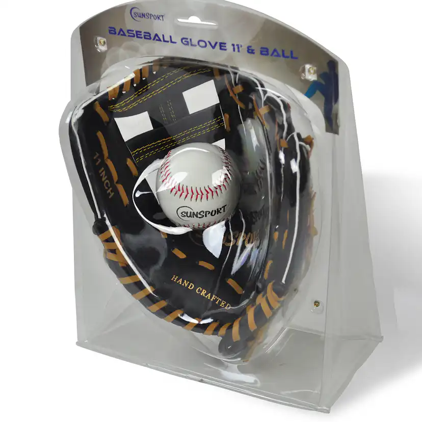 Baseboll Sunsport Handske och Boll