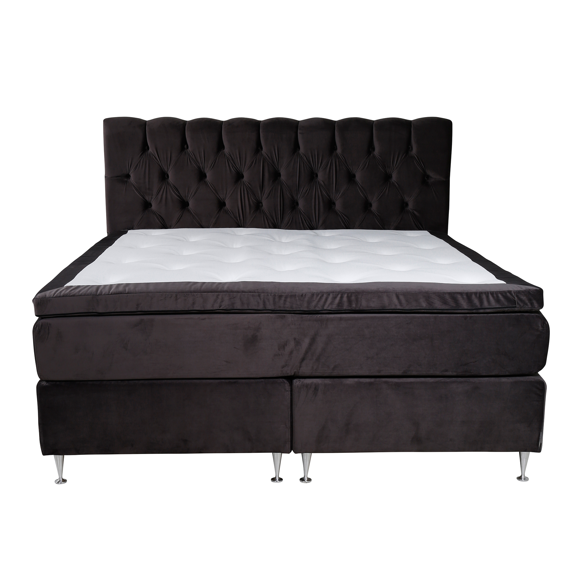 Kontinentalsäng Venture Home Frösslunda Sammet med Sänggavel Sandvik