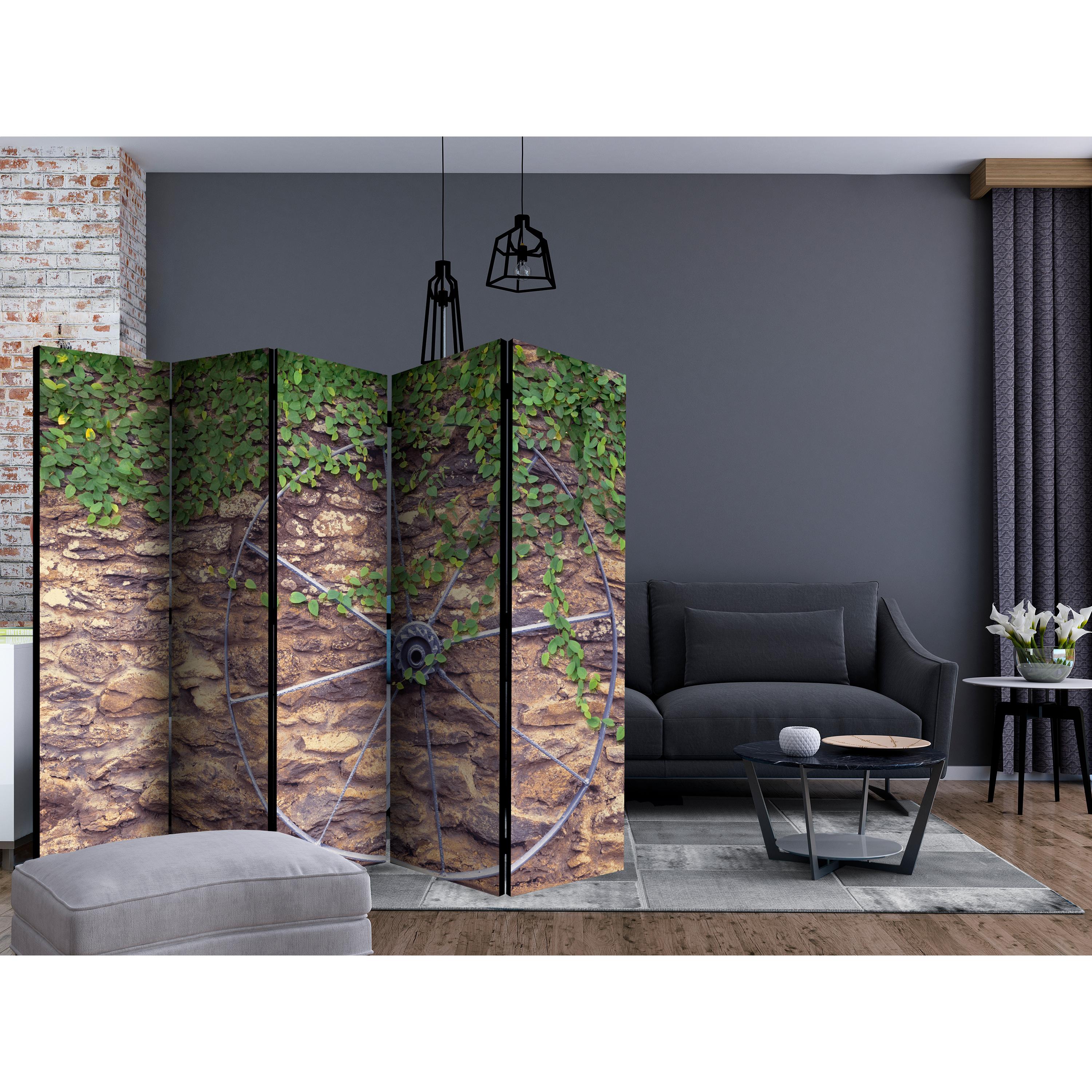 Rumsavdelare Skärmvägg Arkiio Wheel of Time II 225x172 cm