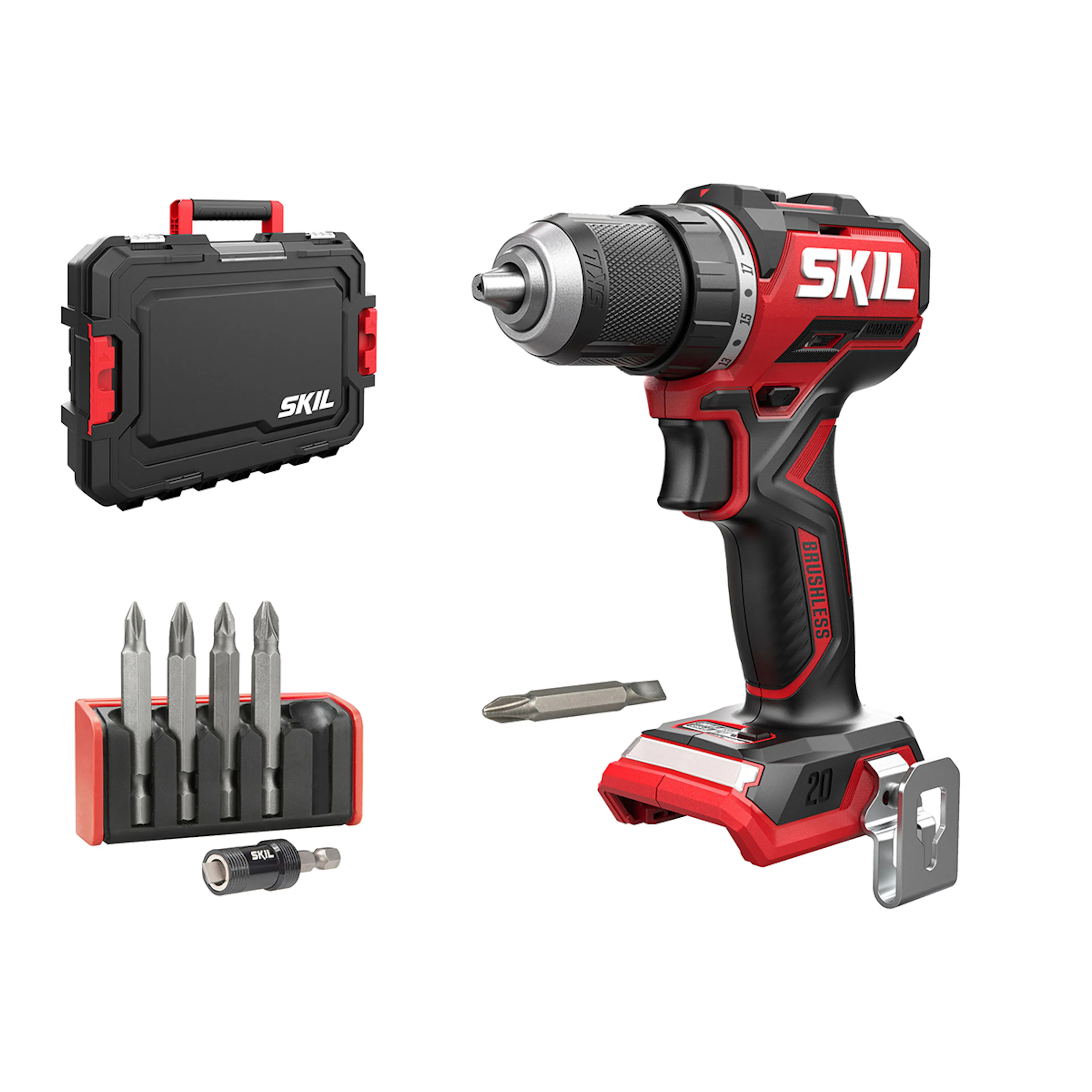 Borrmaskin SKIL 3065 JA Kompakt Kolborstfri Batteridriven