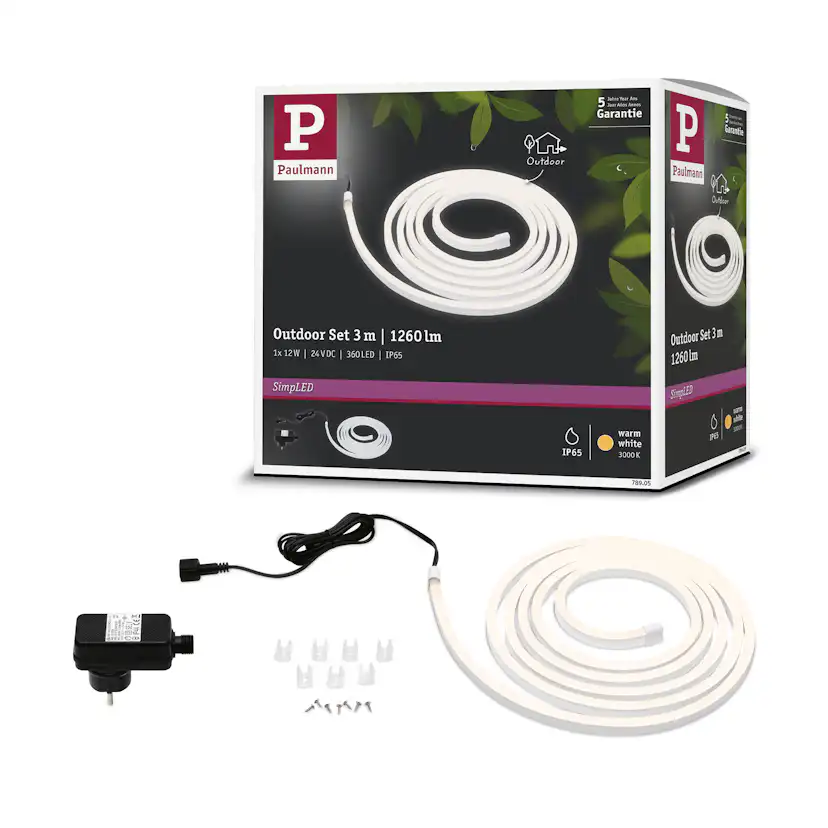 LED-strip Paulmann SimpLED Belagd Outdoor Komplett set IP65