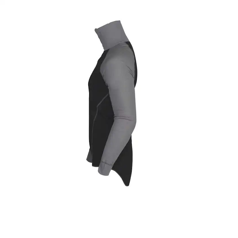 3103 Undertröja med polo Svart 3XL Storlek: 3XL