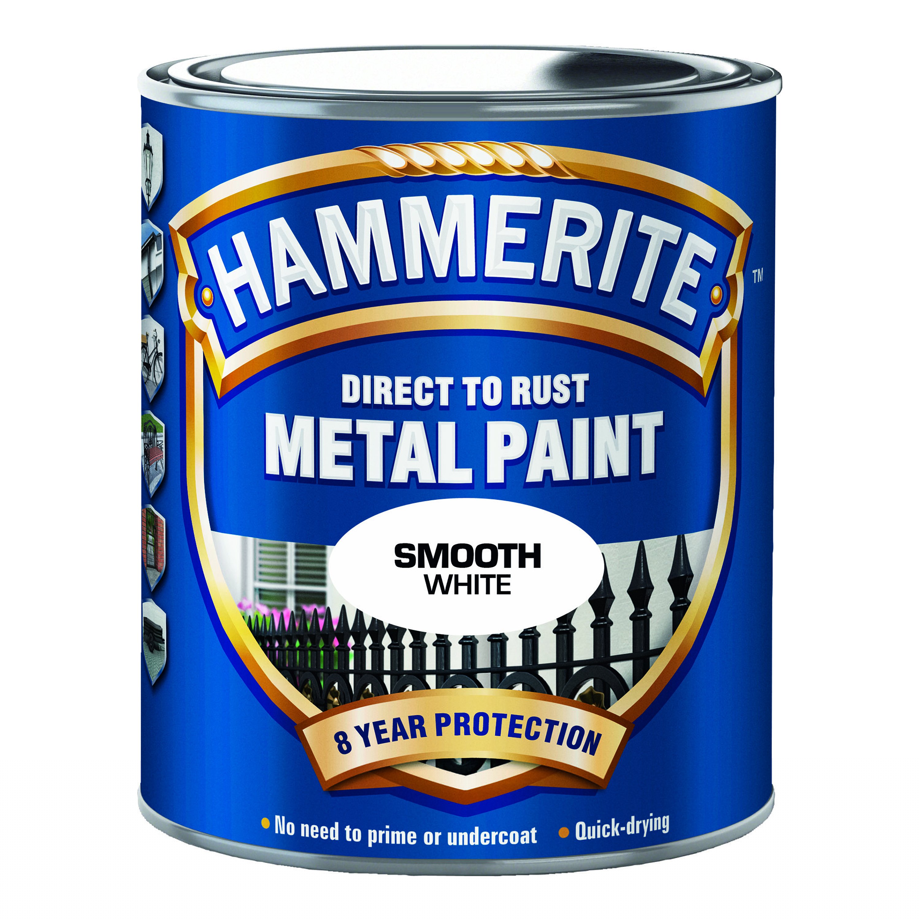 Lack Hammerite Slätlack Vit 250ml