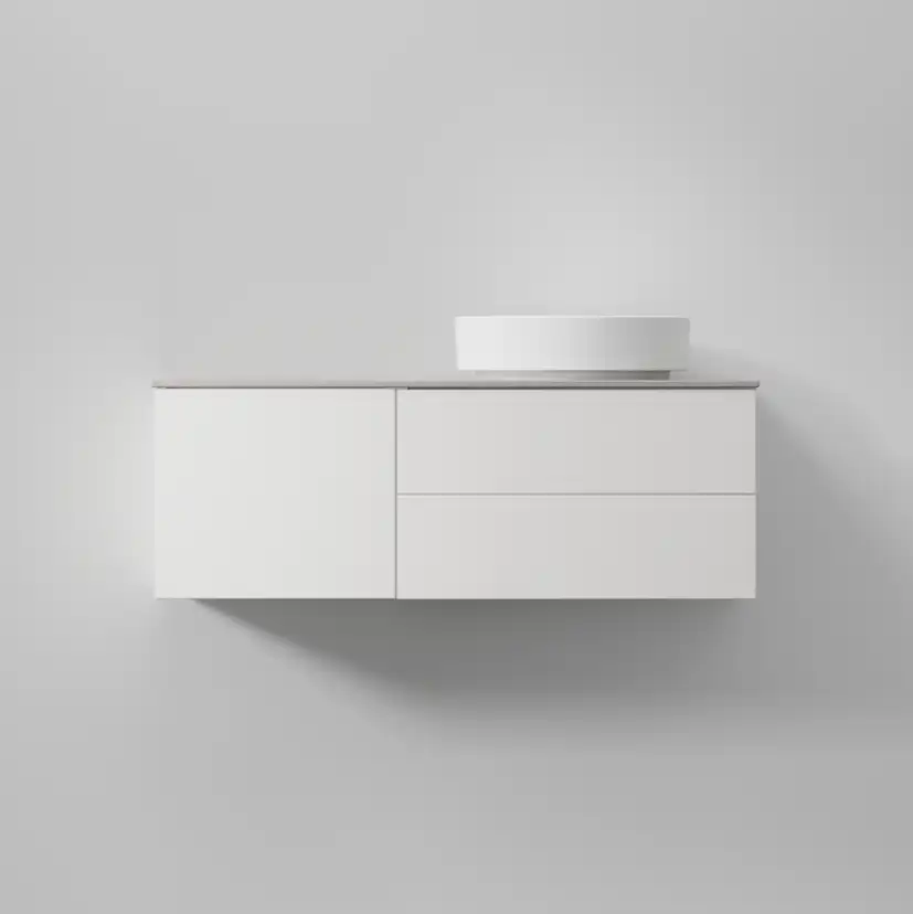 AIR Solid 100 A,White,2 lådor (H), Lucka (V),996x350x450 2 lådor (H), Lucka (V)
