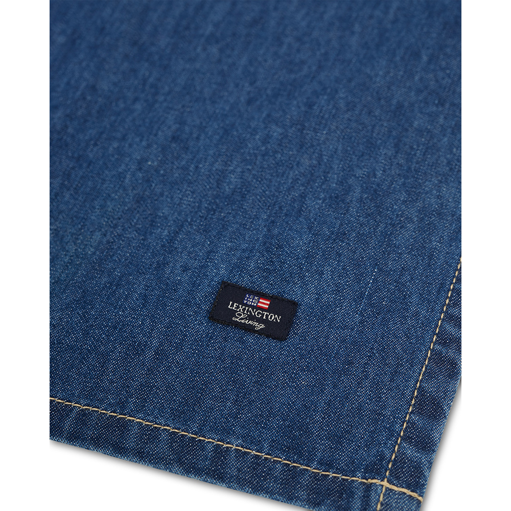 Tygservett Lexington Icons Denim Blue 50x50cm