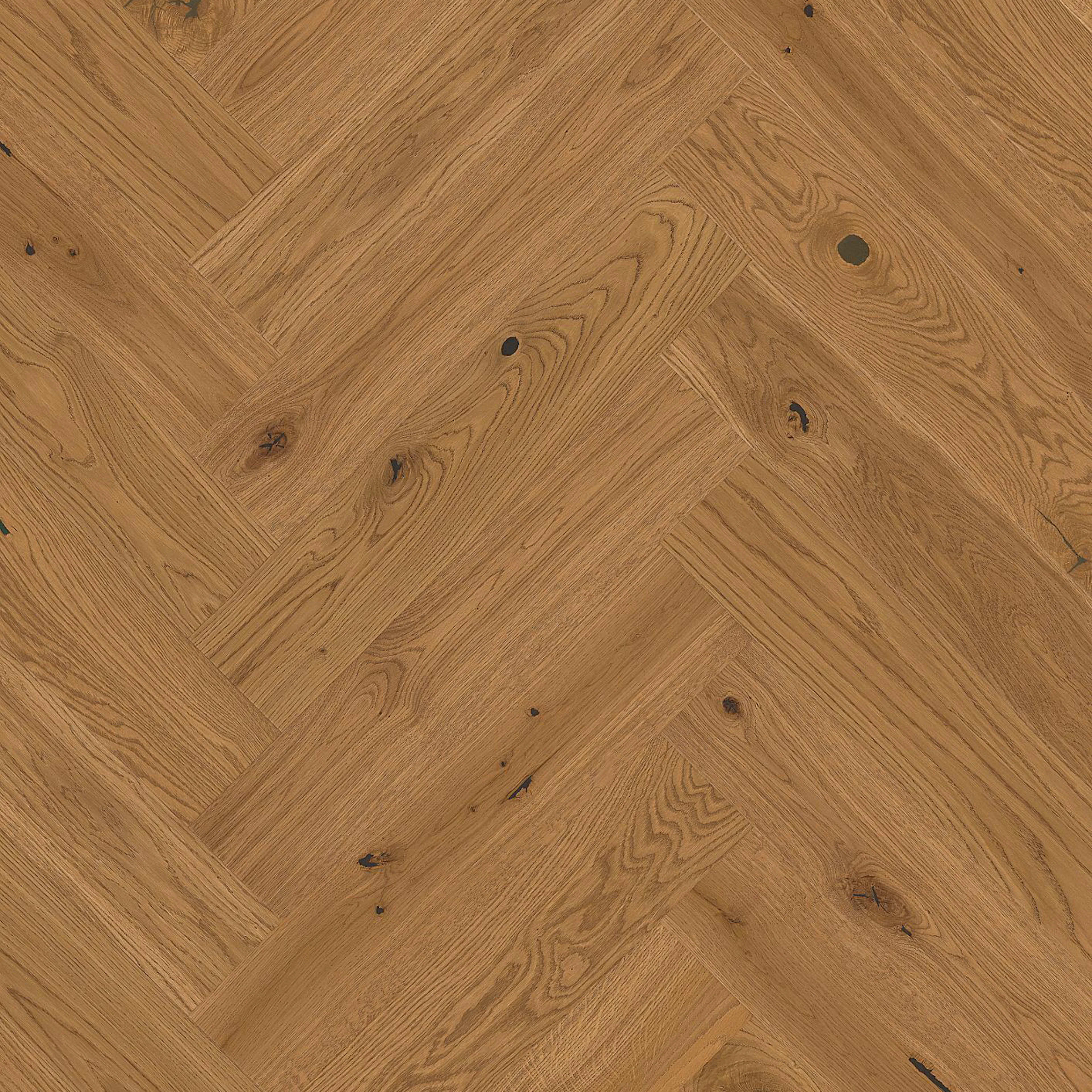 Boen Ek Honey Herringbone (A bräda) Live Natural HV-Olja A bräda