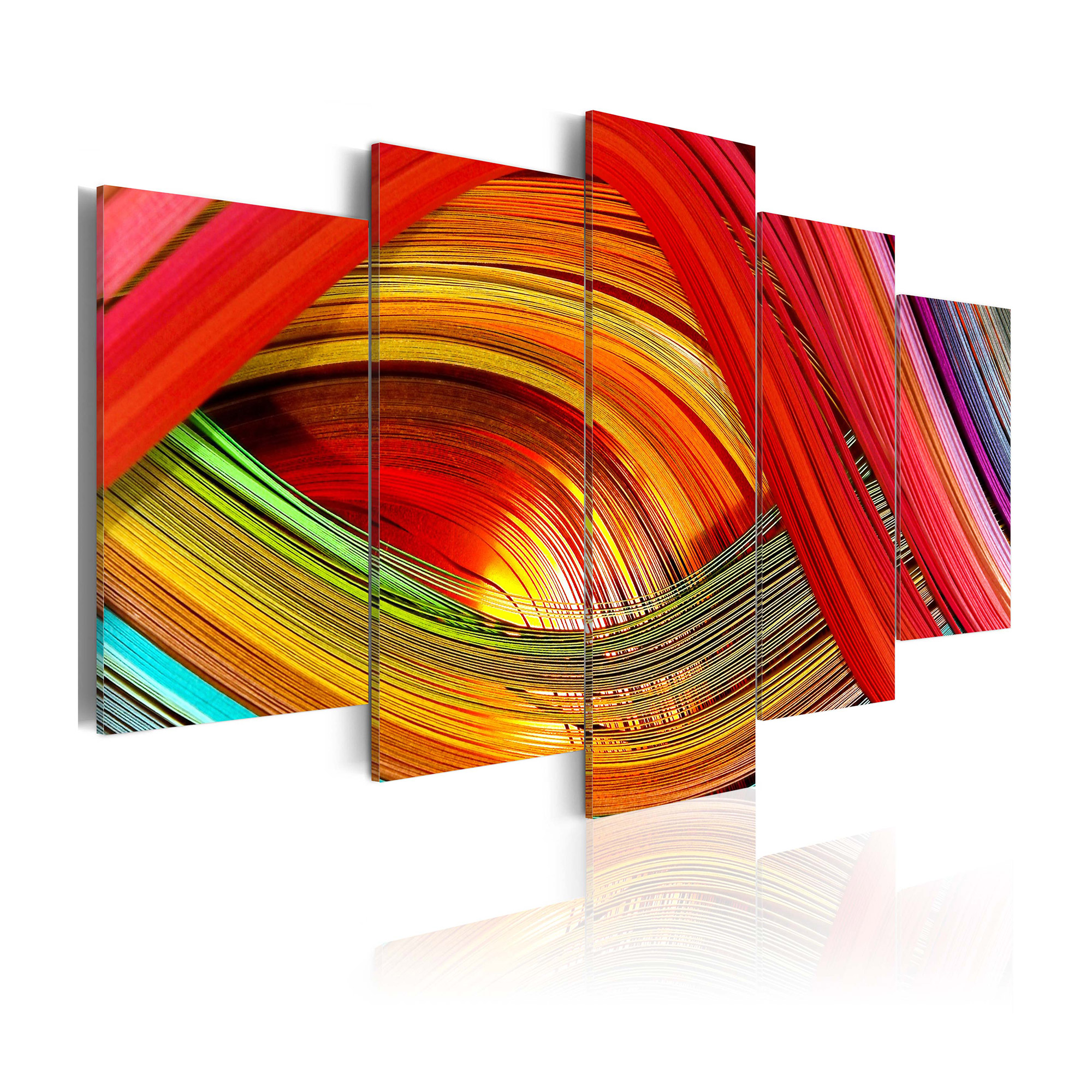 Tavla Arkiio Colorful Strips Abstraction