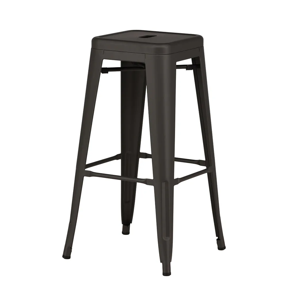 Tempe Bar Chair - Dark Grey / Metal Mörkgrå