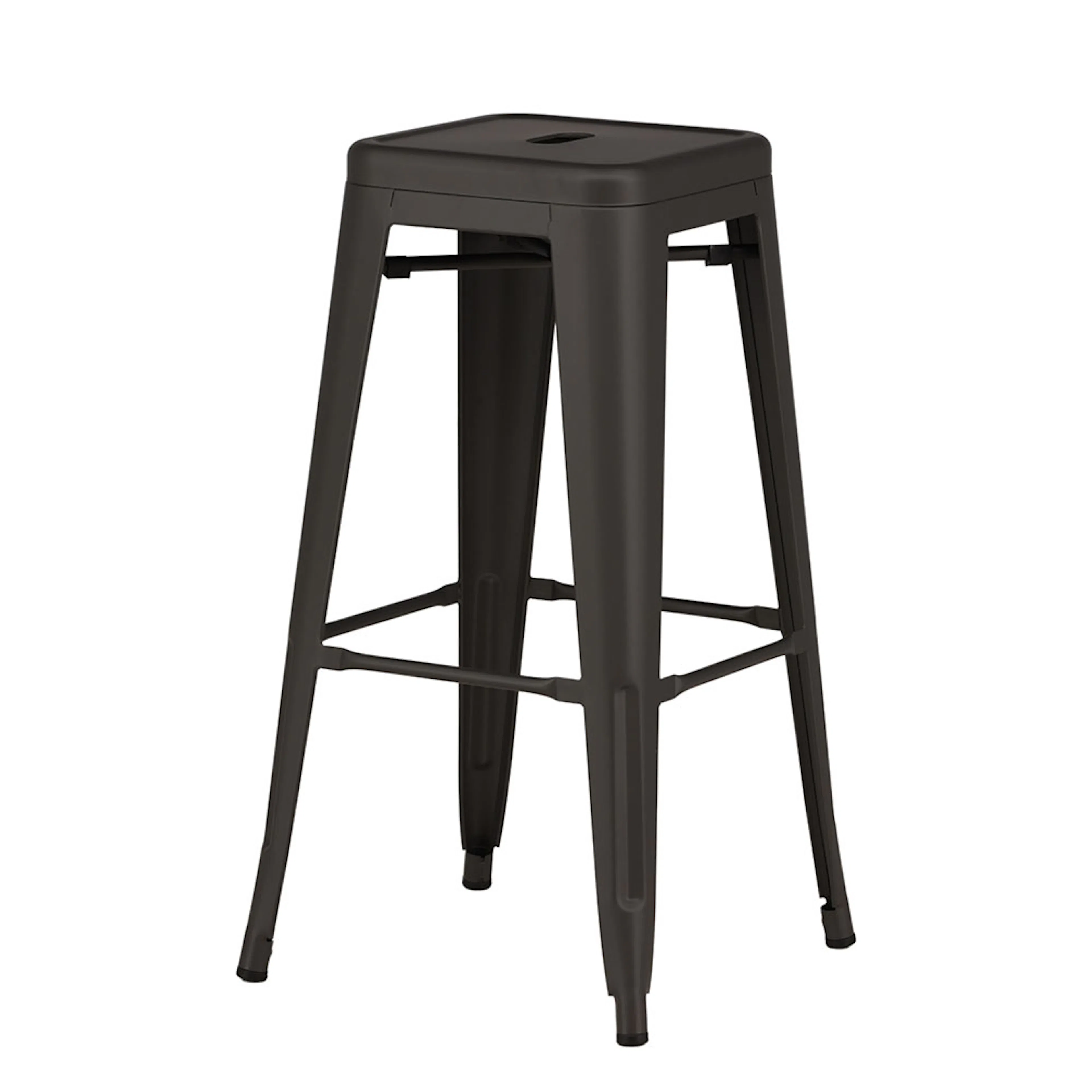 Tempe Bar Chair - Dark Grey / Metal Mörkgrå