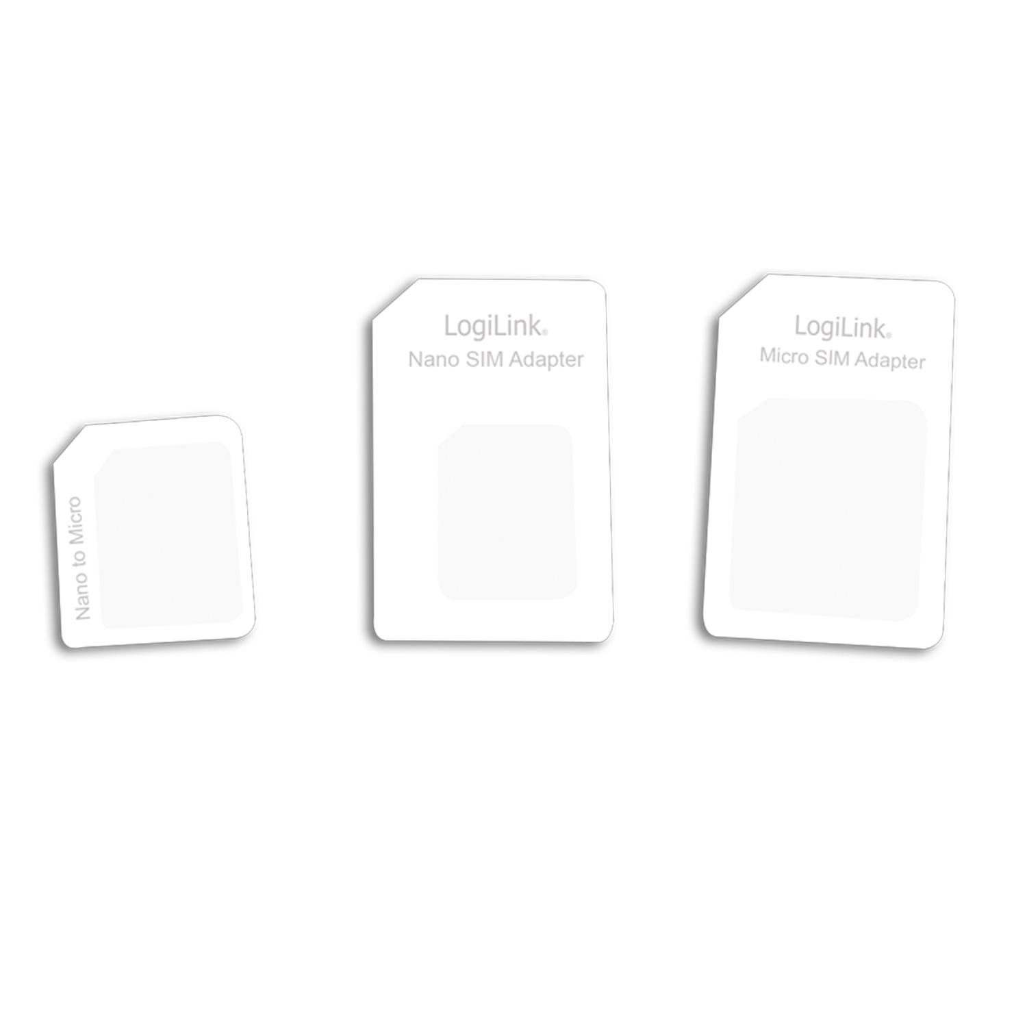 SIM-kortsadaptrar LogiLink 3-pack