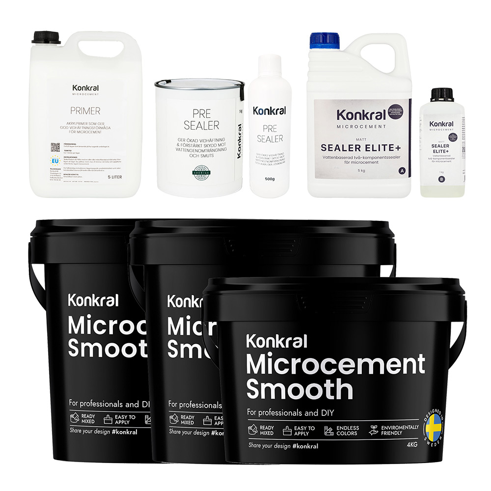 Paket 50 kvm Mineral Sealer Elite+ Sealer Elite+ 1.Mineral 50 kvm