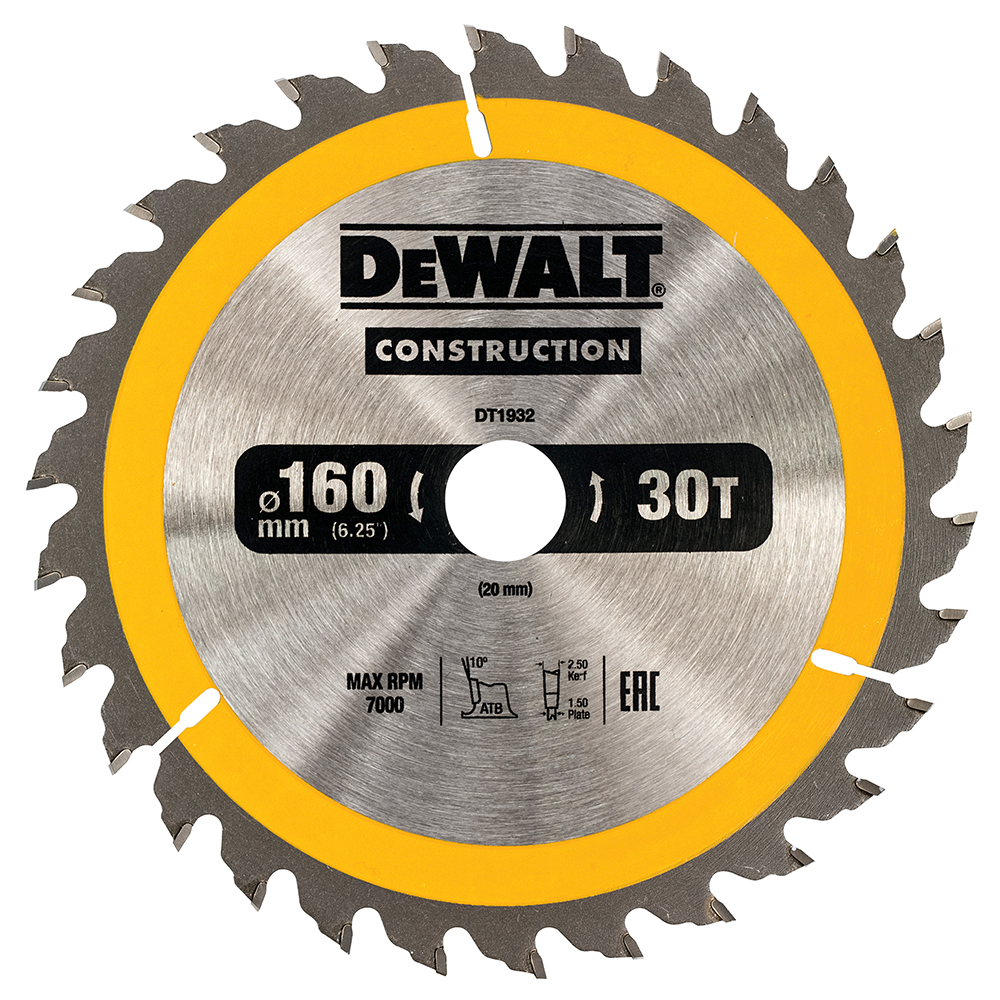 Cirkelsågblad DeWalt DT19-QZ 542612-D
