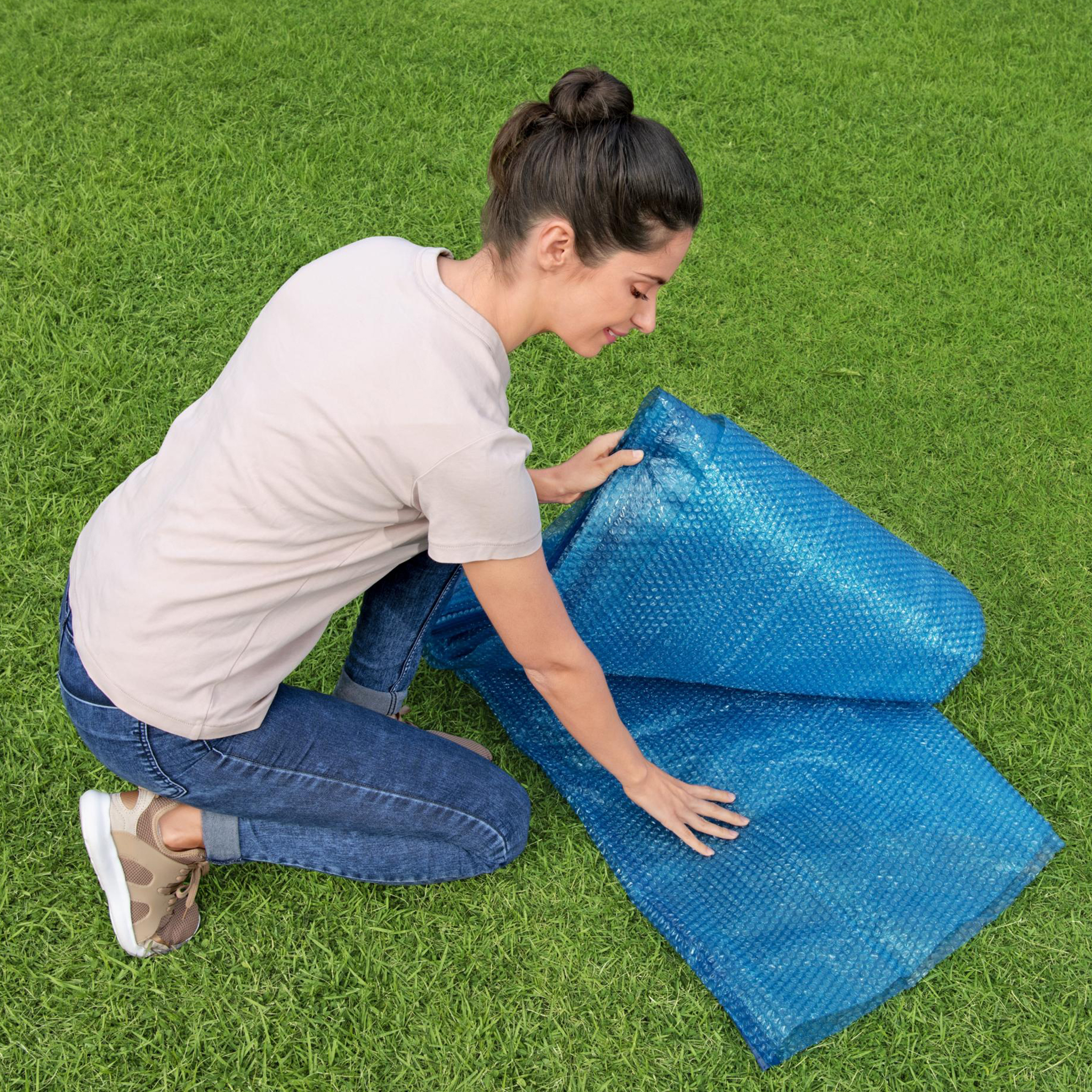 Solskydd Bestway Flowclear Till Ovanmarkpool 4,04 +  4,12 m