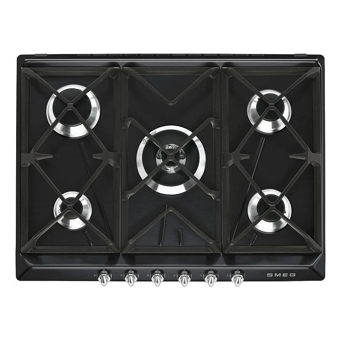 Smeg Gashäll Victoria SR975NGH Svart