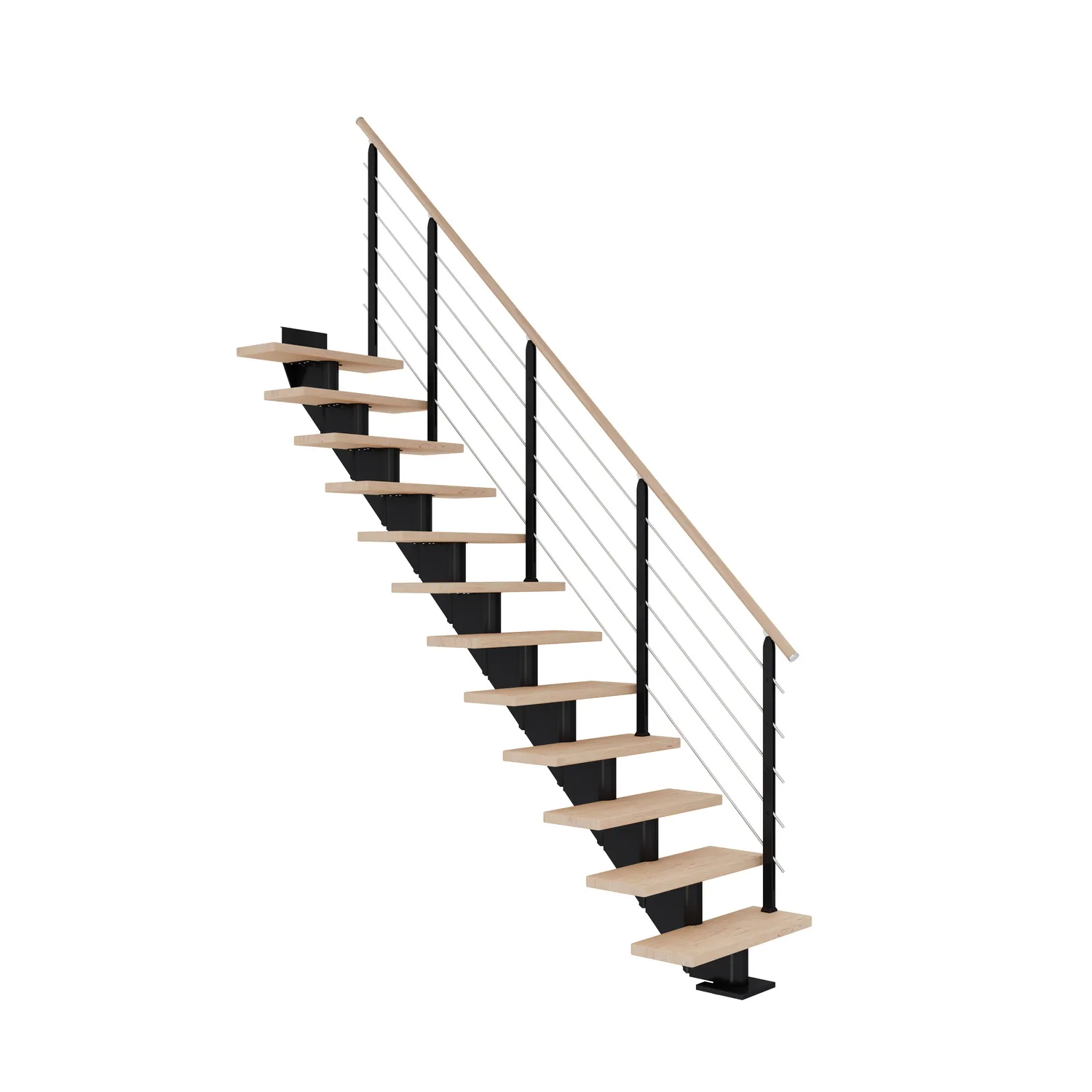 Spartrappa Dolle Hamburg Ek Vit Oljad Rak Design