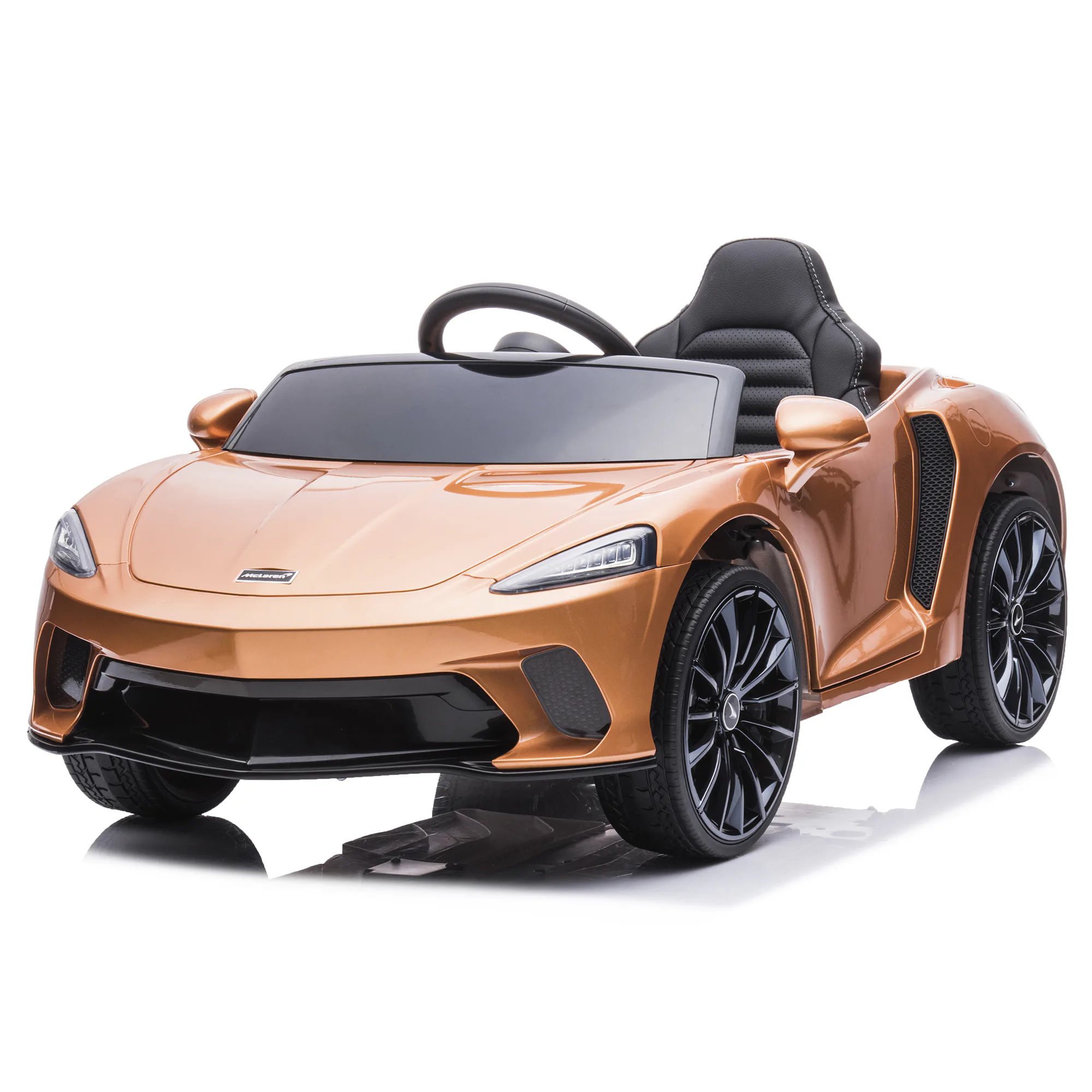 Elbil Nordic Play McLaren GT 12V7AH , EVA hjul, lädersäte