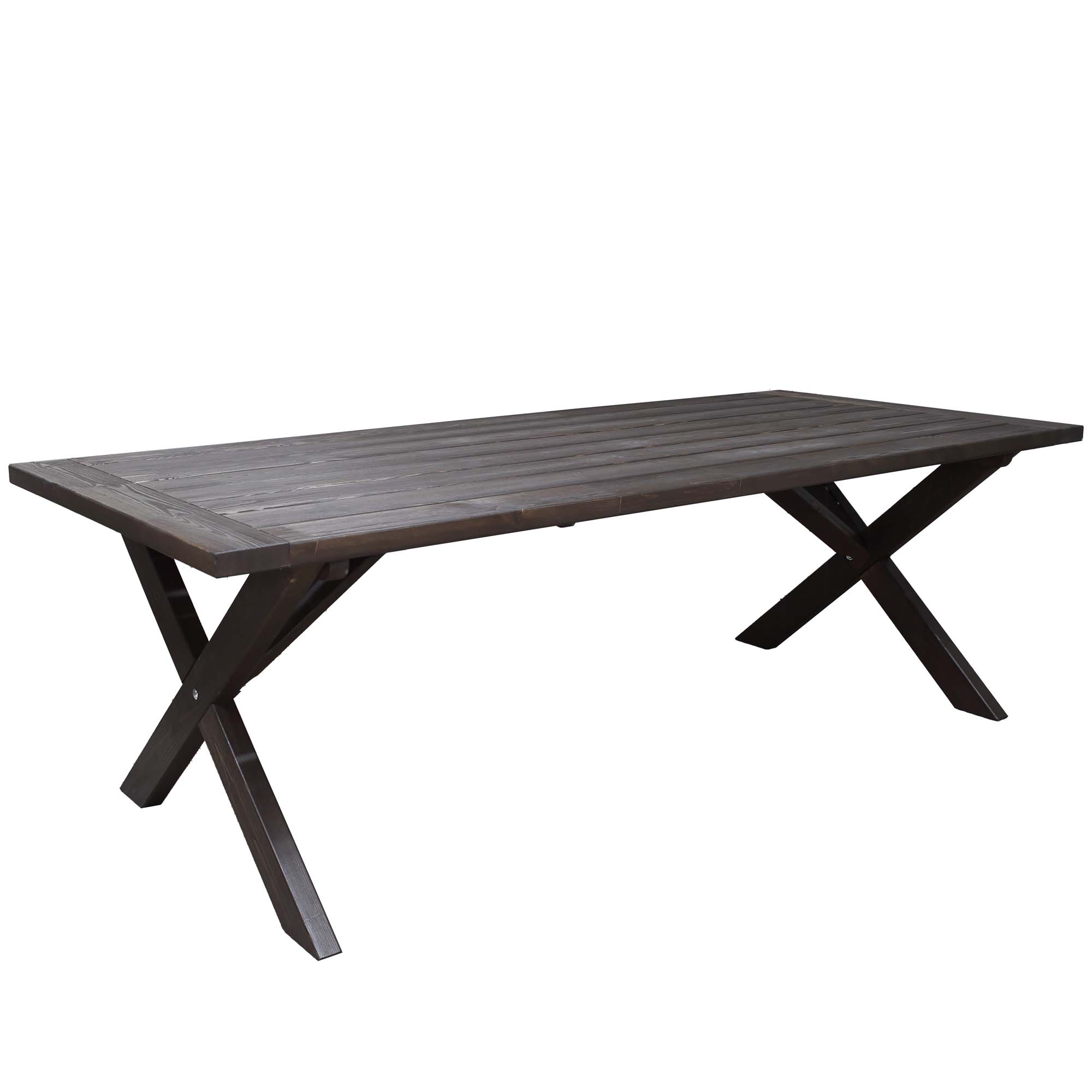 Matgrupp Utomhus Baltic Garden 220 cm bord & 6 Belize naturfärgade stolar