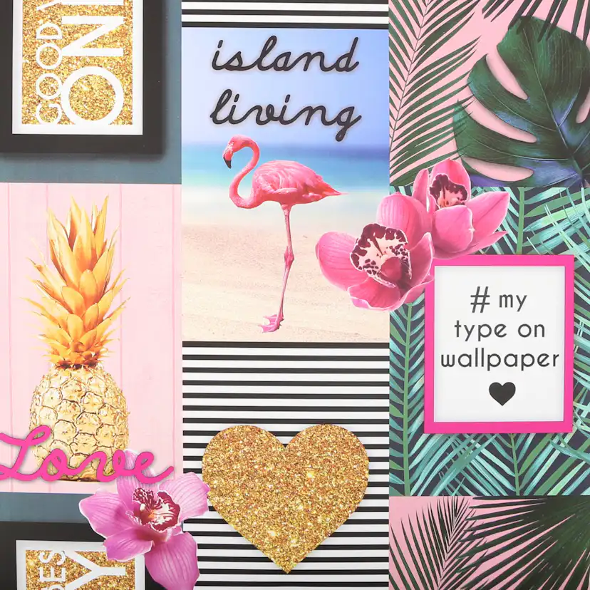 Tapet Fresco Island Living