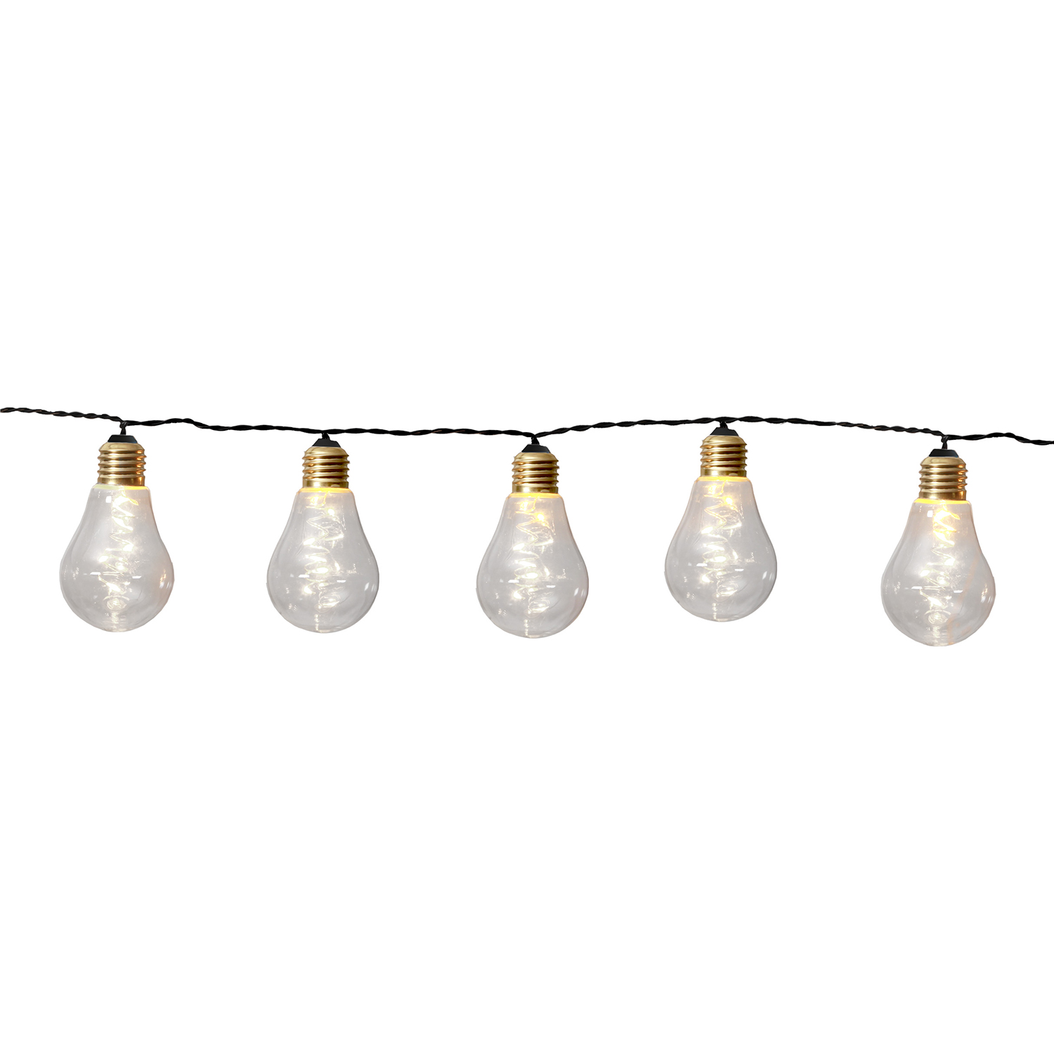 Ljusslinga Star Trading Glow 10 st LED Klar