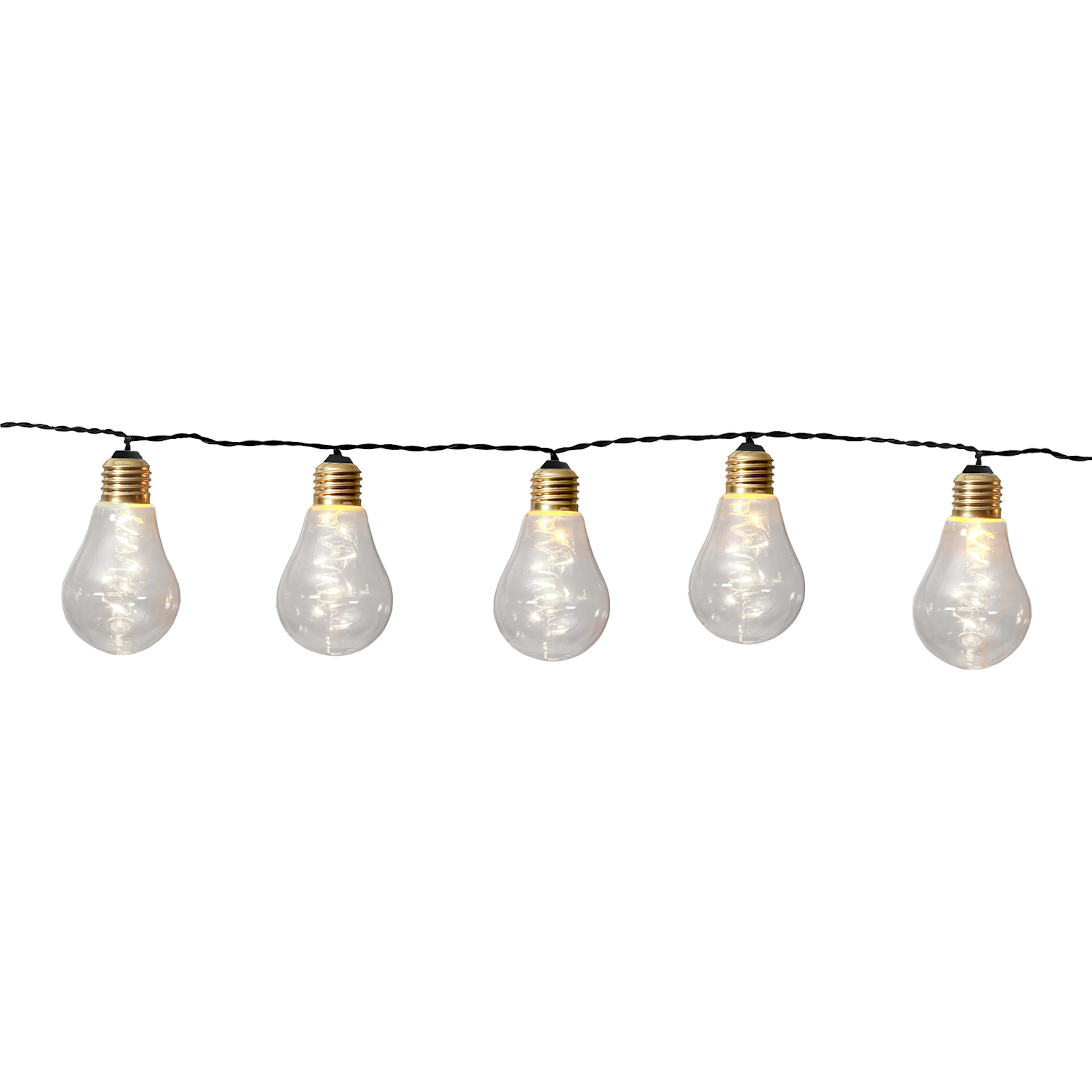 Ljusslinga Star Trading Glow 10 st LED Klar