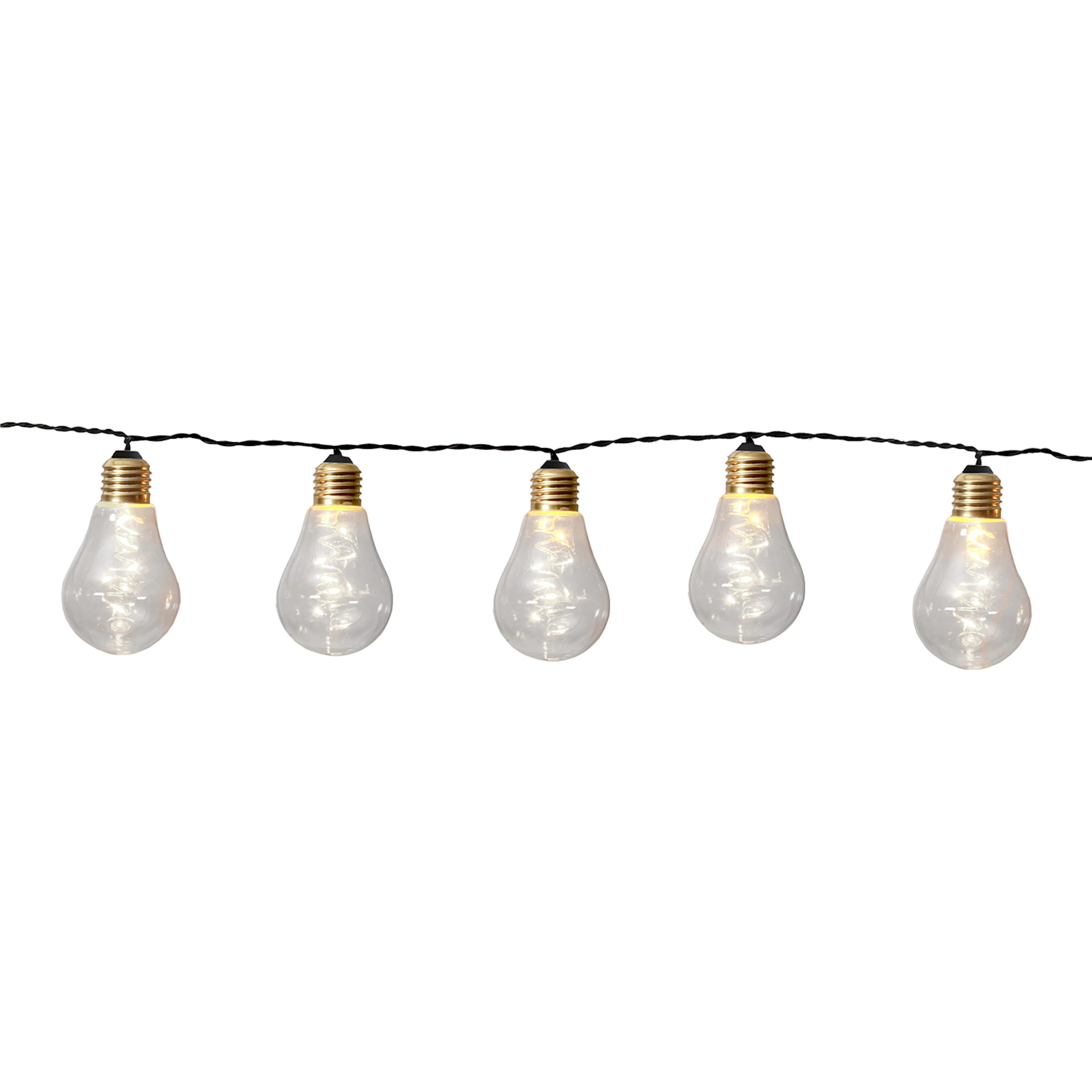 Ljusslinga Star Trading Glow 10 st LED Klar